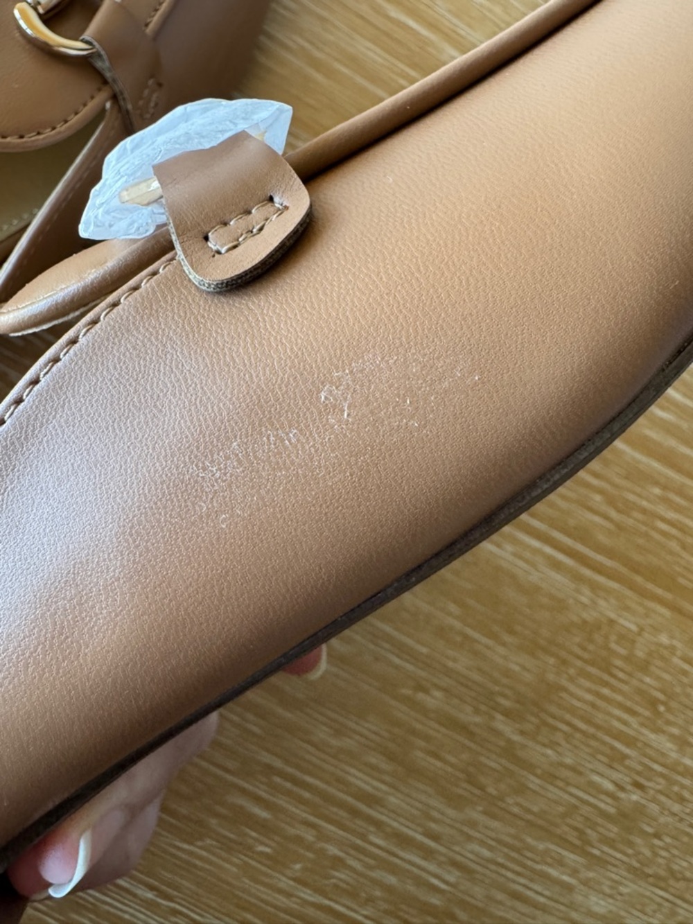 J. CREW FACTORY Women’s Horsebit Bit Loafer Mules Tan Gold Size 9.5 *NOTES* - Picture 11 of 16